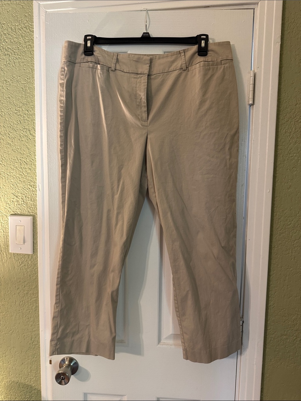 Classic Khaki Crop Pants
